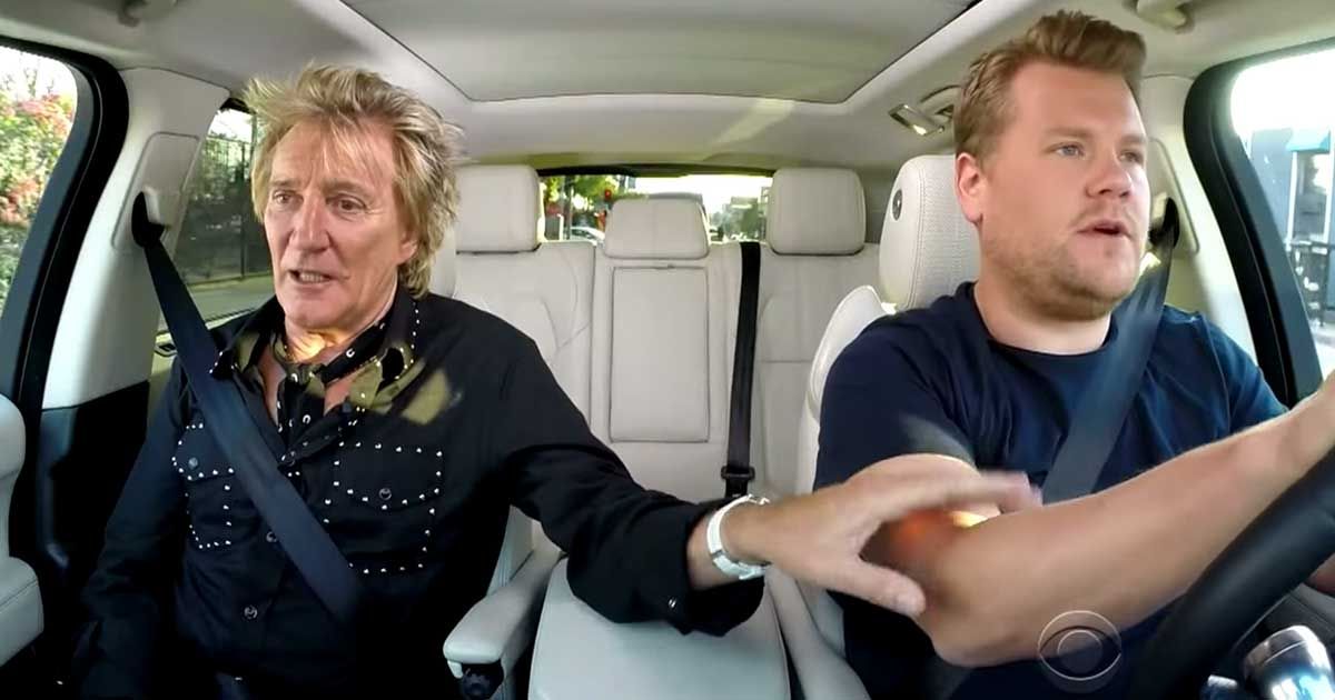 Carpool Karaoke With Rod Stewart SF Globe