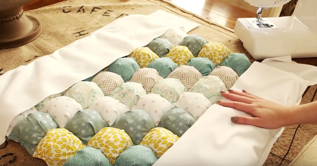 How to make a DIY puff quilt SF Globe