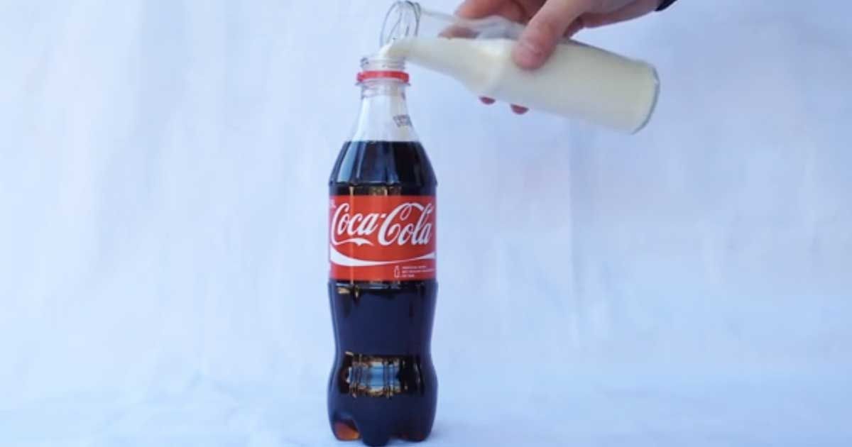 An Easy Science Experiment Idea Involving Milk And CocaCola SF Globe