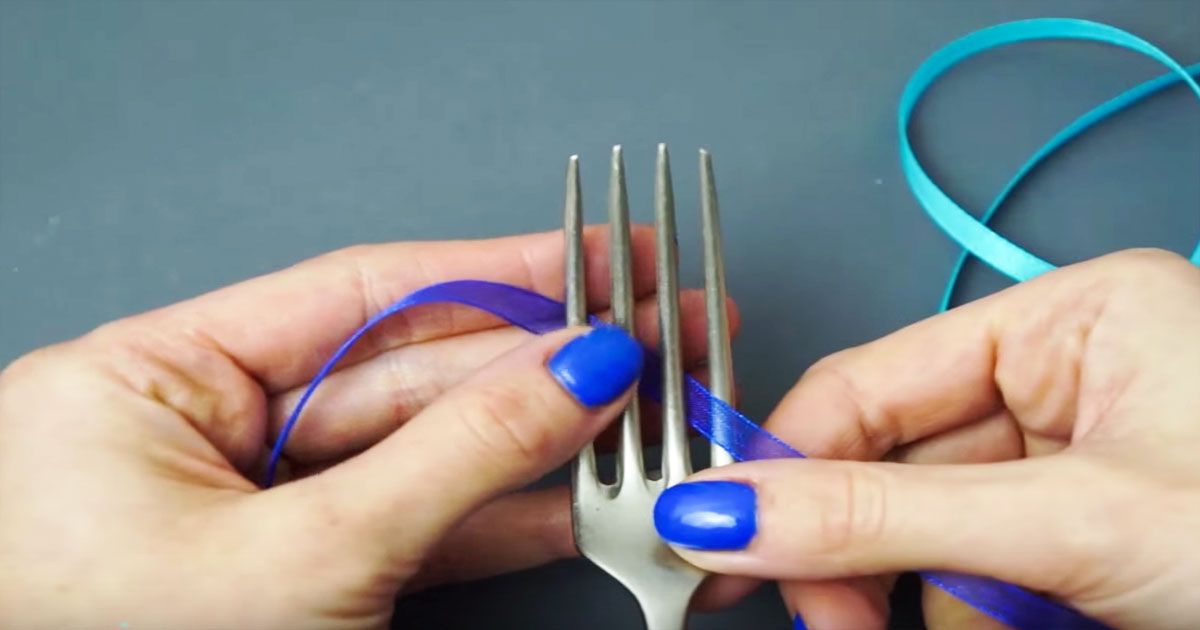 How to tie the perfect tiny bow on a fork SF Globe