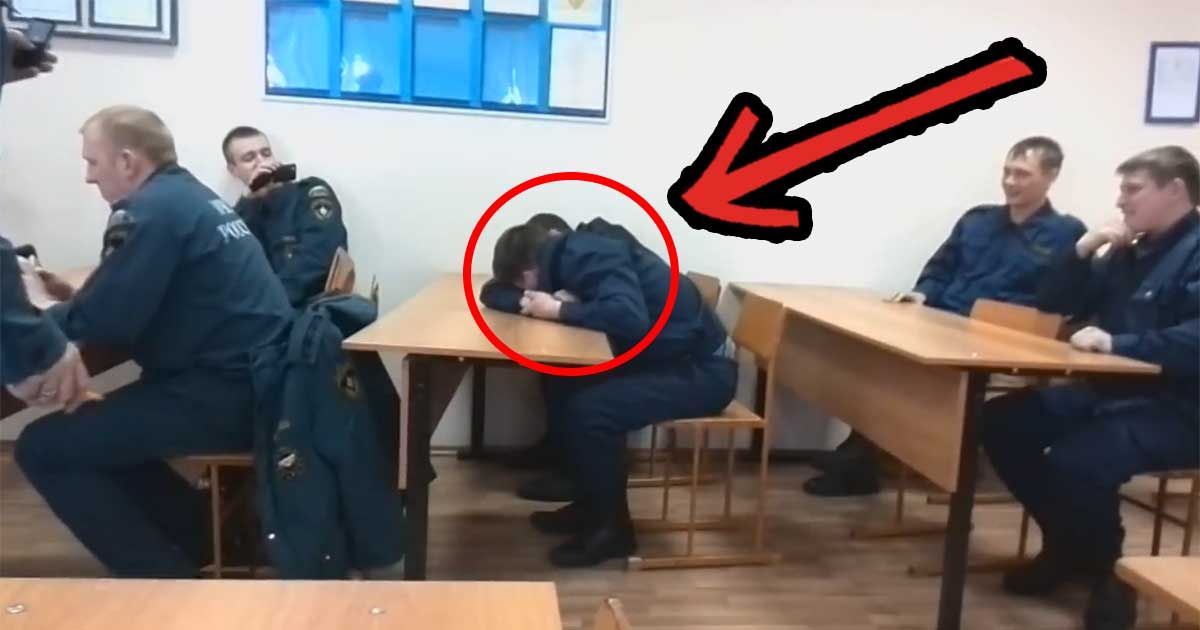 This Sleeping Firefighter Got What He Deserved! I Can't Stop Laughing