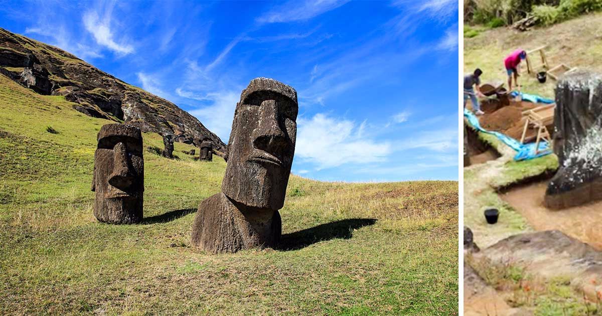 A Surprising Easter Island Heads Discovery SF Globe