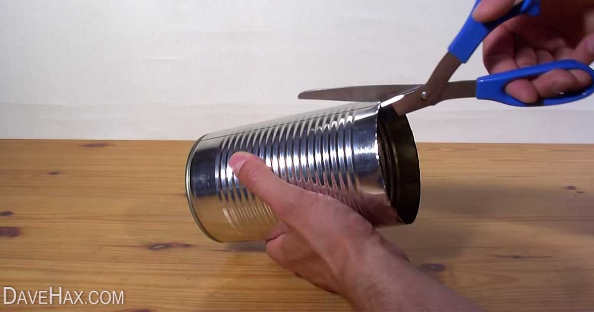 How To Turn A Tin Can Into A Barbecue Grill SF Globe