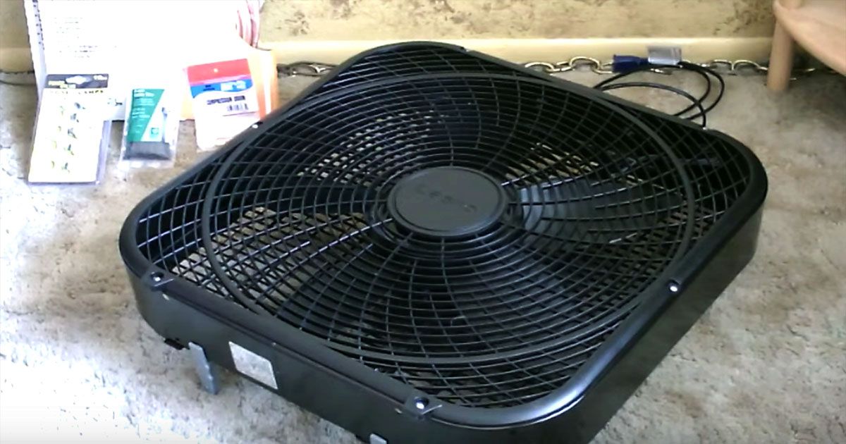 How to make a homemade AC out of a box fan SF Globe