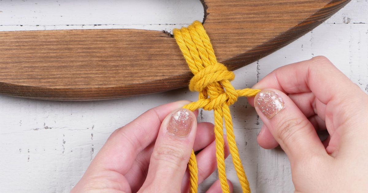 How To Make A Macrame Shelf