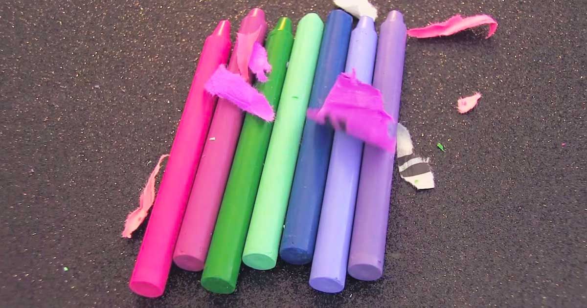 Make Your Own Glitter Crayons In Fun Shapes SF Globe