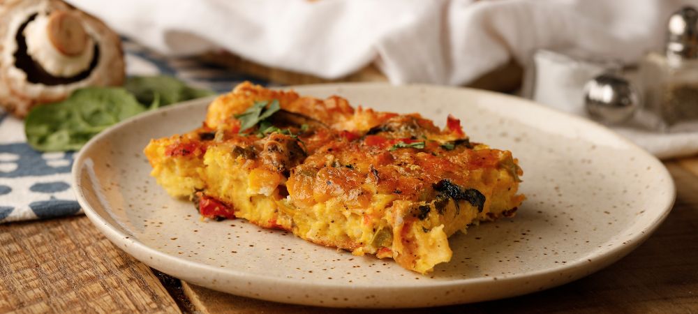 Vegetarian Breakfast Casserole Recipe and Video