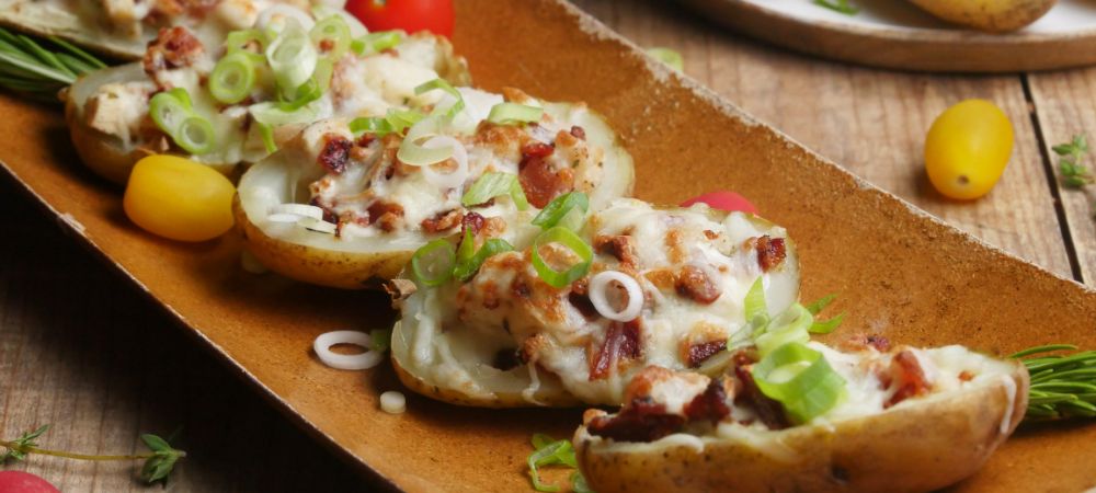 Chicken-bacon-ranch Potato Skins That Are A New Take On An Old Favorite Recipe and Video