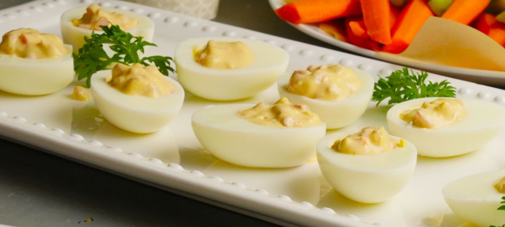 Southern Pimiento Deviled Eggs Recipe and Video