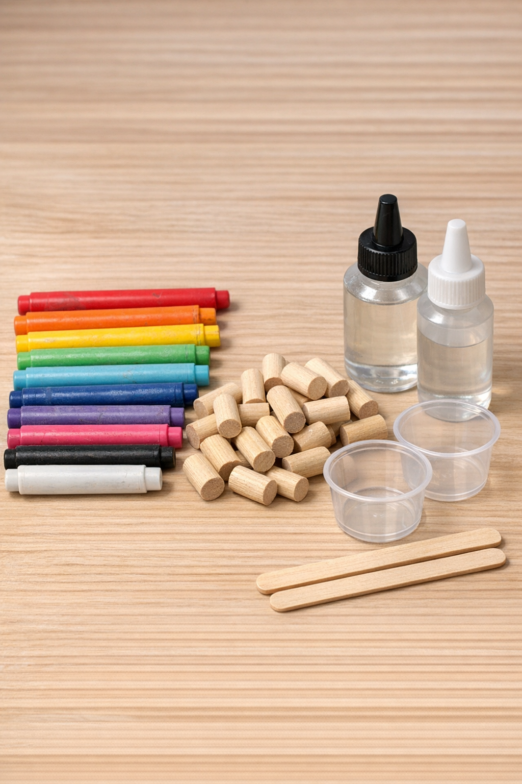 Materials for making recycled plastic tool handles