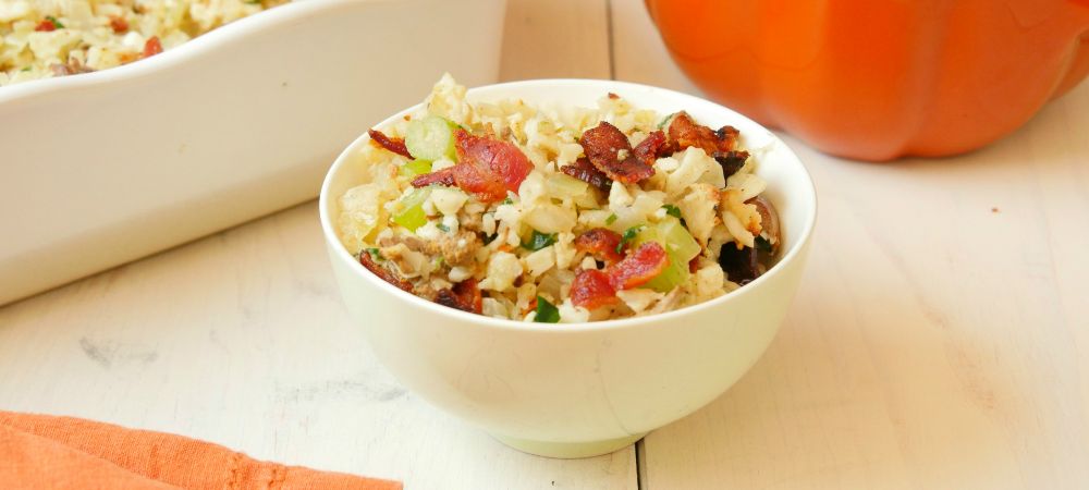 Low-carb, Gluten-free Stuffing Recipe and Video