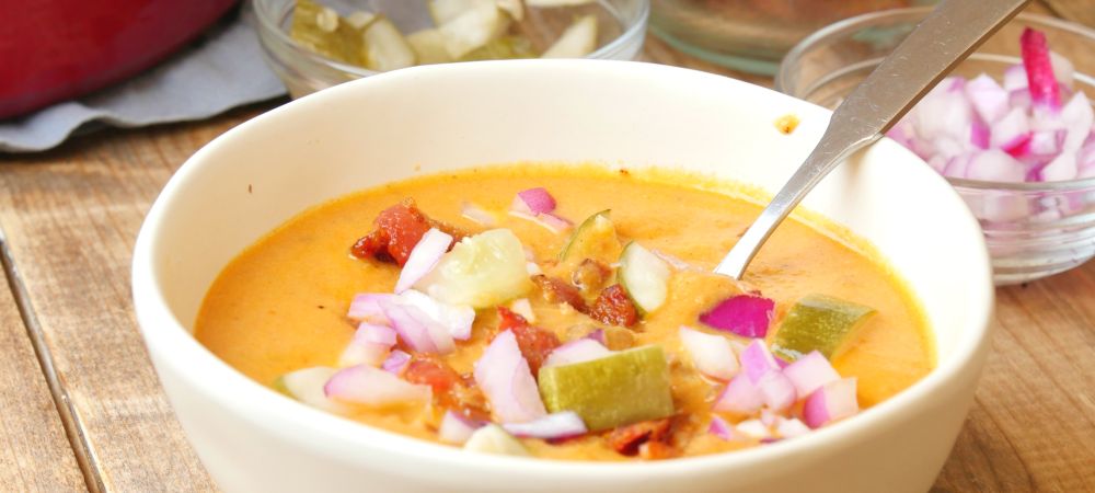 Low-carb Bacon Cheeseburger Soup Recipe and Video