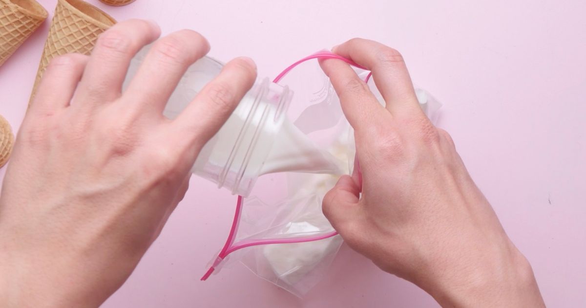 Pour milk into plastic bag & serve this effortless recipe - Cooktop Cove