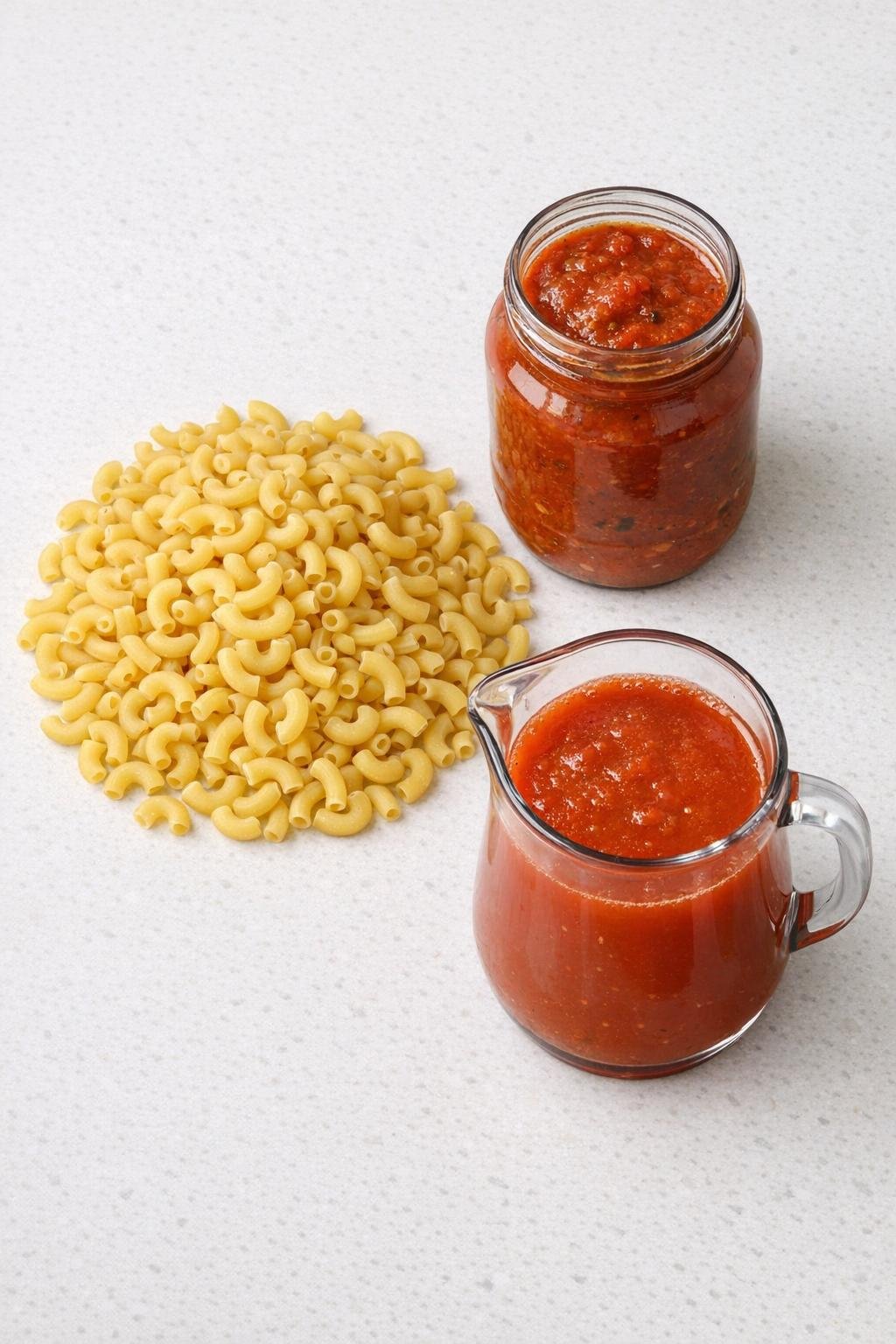 Belangrijkste ingrediënten voor een eenvoudig pastarecept