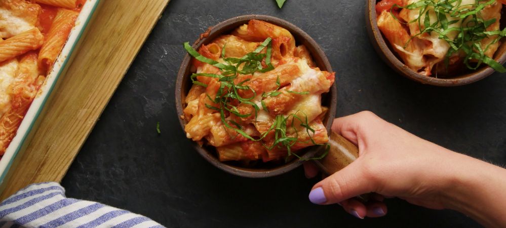 College Student-friendly Rigatoni Pasta Bake That's Sure To Appease The Parents Recipe and Video