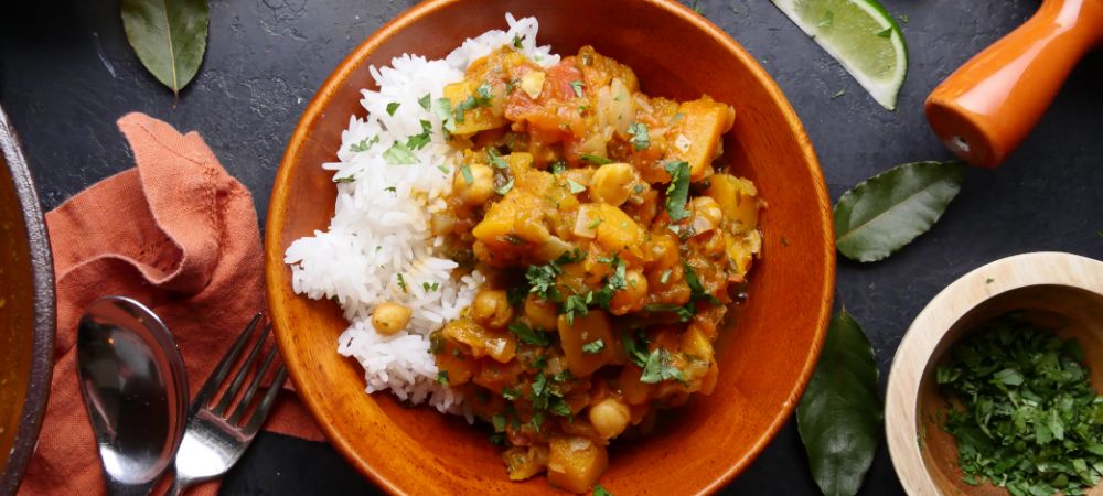 Vegetarian Butternut Squash Curry Recipe and Video