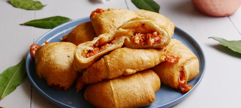 Shredded Chicken Crescent Rolls That Are Way, Way Better Than Pizza Pockets Recipe and Video