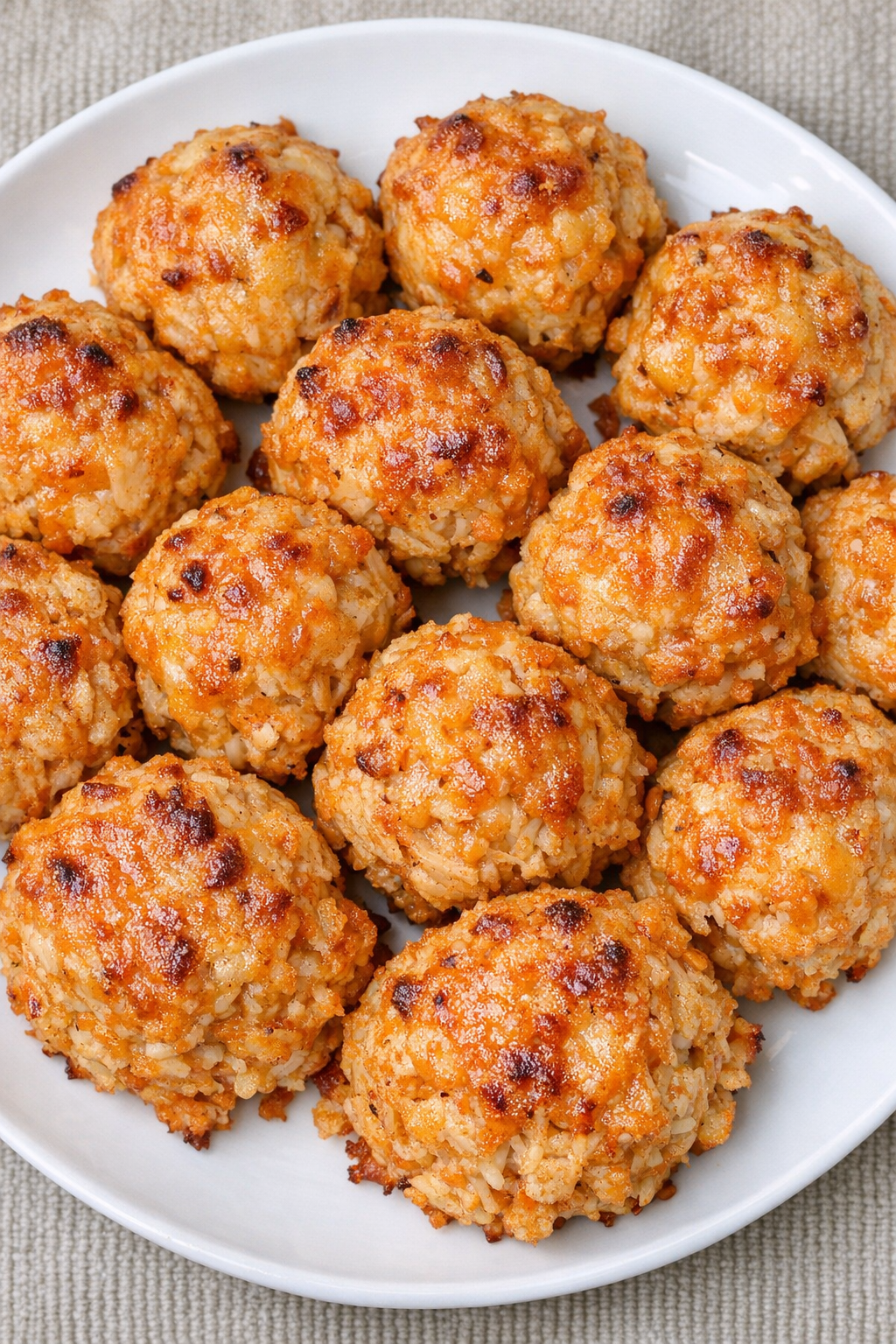 Low carb buffalo chicken bombs on a white plate
