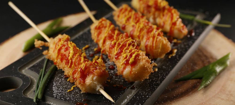 Place A Wooden Skewer Through Each Mozzarella Stick And Make This Abundant Meal Recipe and Video