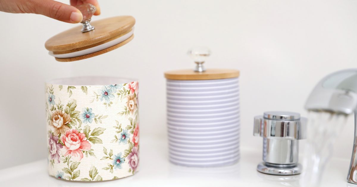 Old candle jars can be recycled into stunning new pieces. Check out