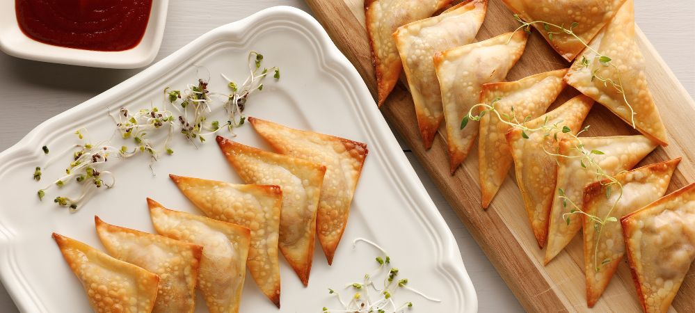 Vegetarian Spicy Lentil Samosa  Recipe and Video