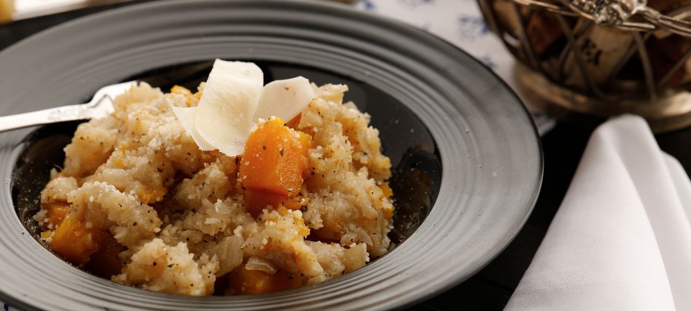 Slow Cooker Butternut Squash Risotto  Recipe and Video