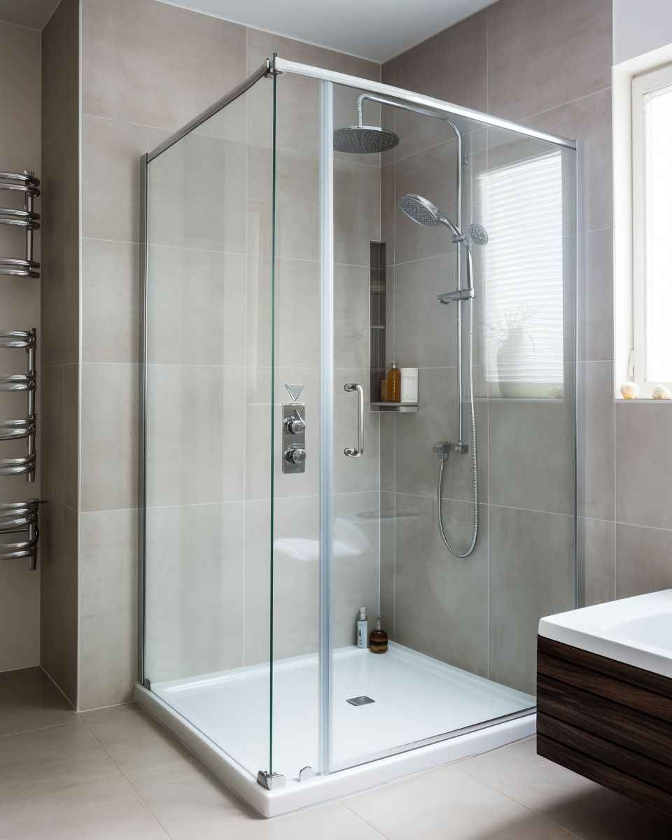 The best way to clean a shower door