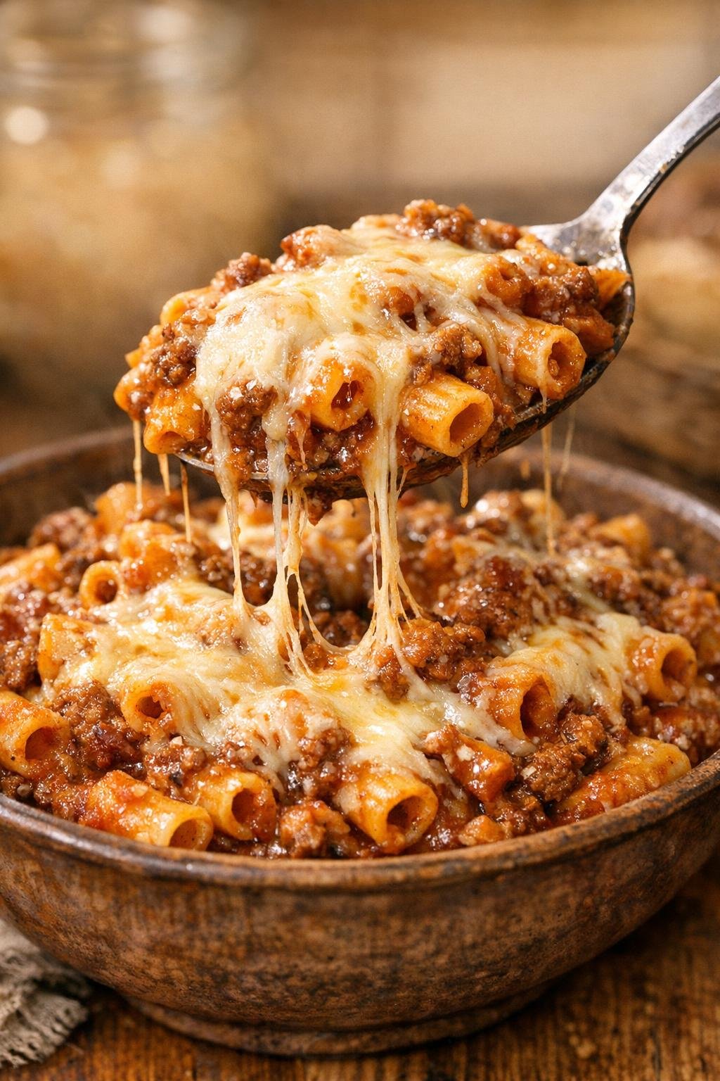 Cheesy variation of pasta windsor
