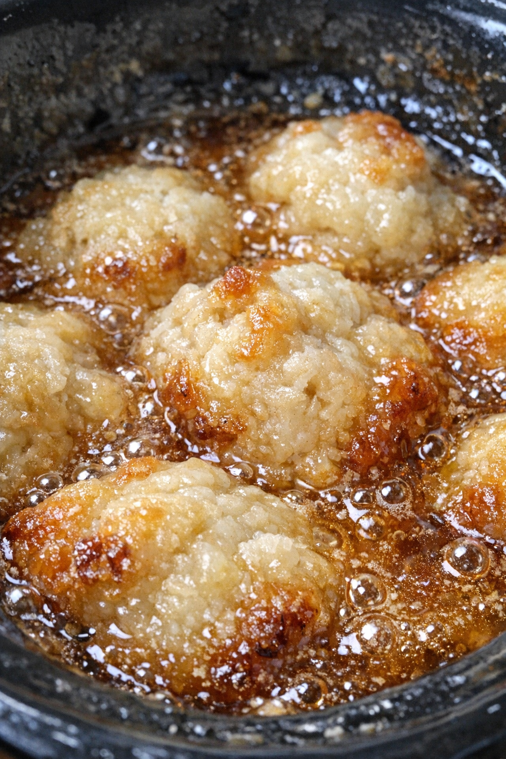 Slow cooker dessert with golden syrup and dense alabaster mounds