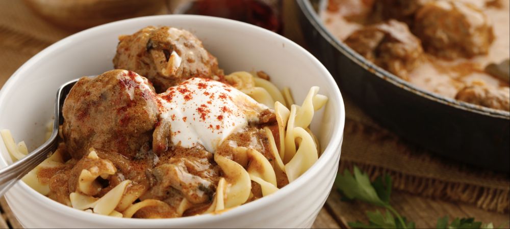 Meatball Stroganoff Recipe and Video
