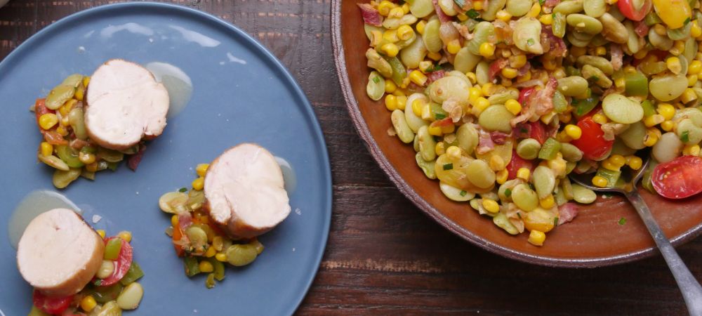 Southern Iron Skillet Succotash Recipe and Video
