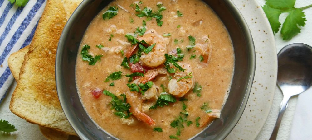 Slow Cooker Shrimp And Crab Bisque  Recipe and Video