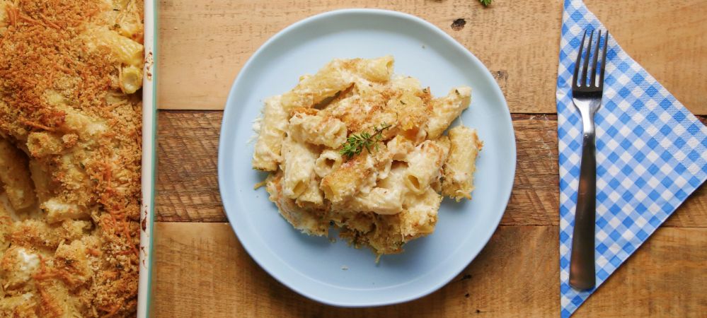 Baked Four-cheese Butternut Squash Rigatoni Recipe and Video
