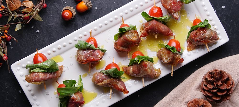 Low-carb Chicken Pesto Tomato Bites Recipe and Video