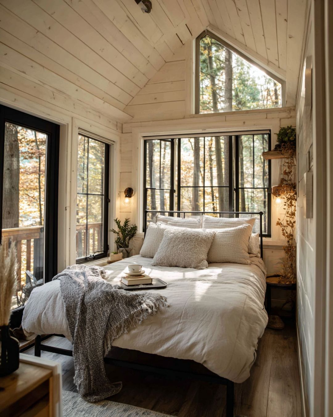Unveil the captivating allure of this rustic cabin tiny home ...