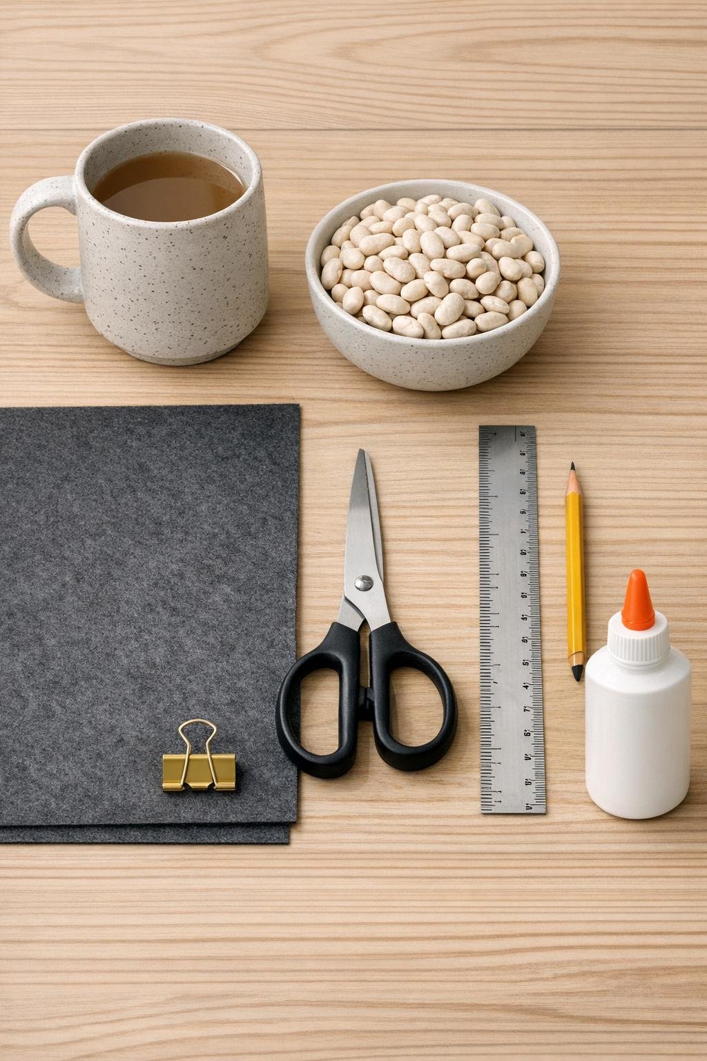 Materials for the ceramic mug book page holder