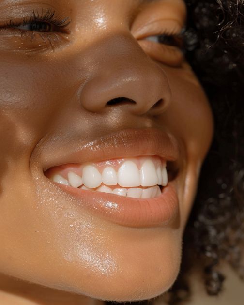 Rub coconut oil on your gums & get this striking effect.