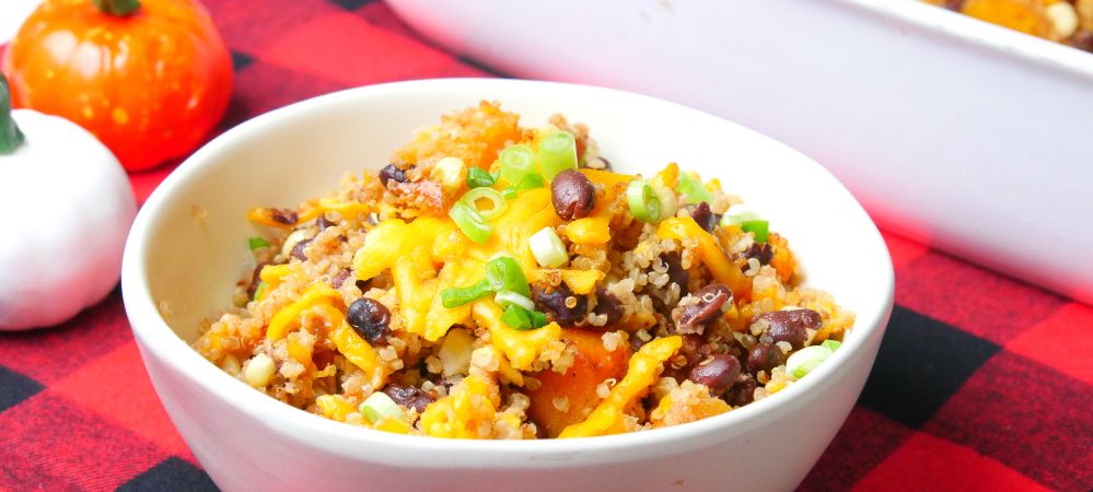 Butternut Squash Quinoa Casserole Recipe and Video