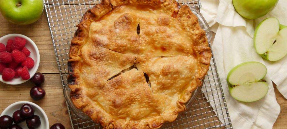 Double Crust Apple Apricot Pie Recipe and Video