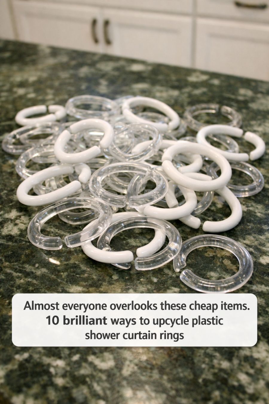 Recycle Curtain Rings Almost everyone overlooks these cheap items. 10 brilliant ways to ...