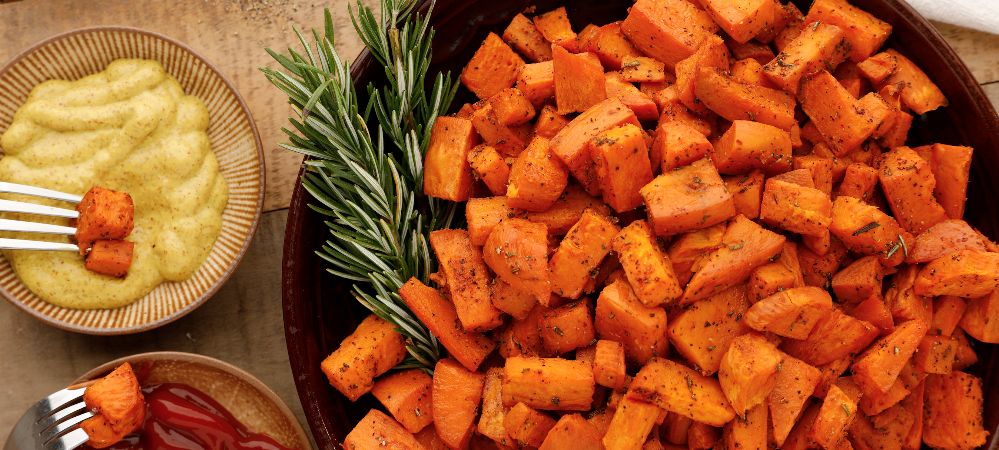 Sweet Potato Steak Fries Recipe and Video