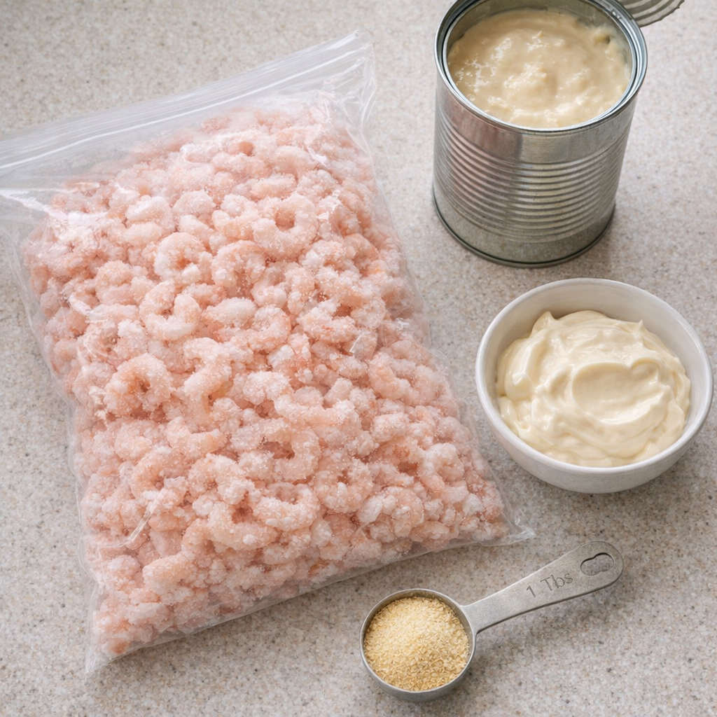 Simple four ingredients for slow cooker shrimp