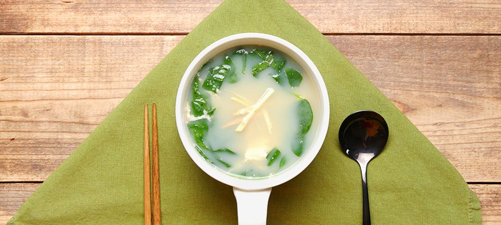 Vegetarian Spinach Egg Drop Soup Recipe and Video