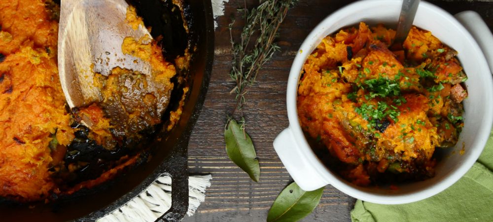 Sweet Potato Shepherd's Pie Recipe and Video