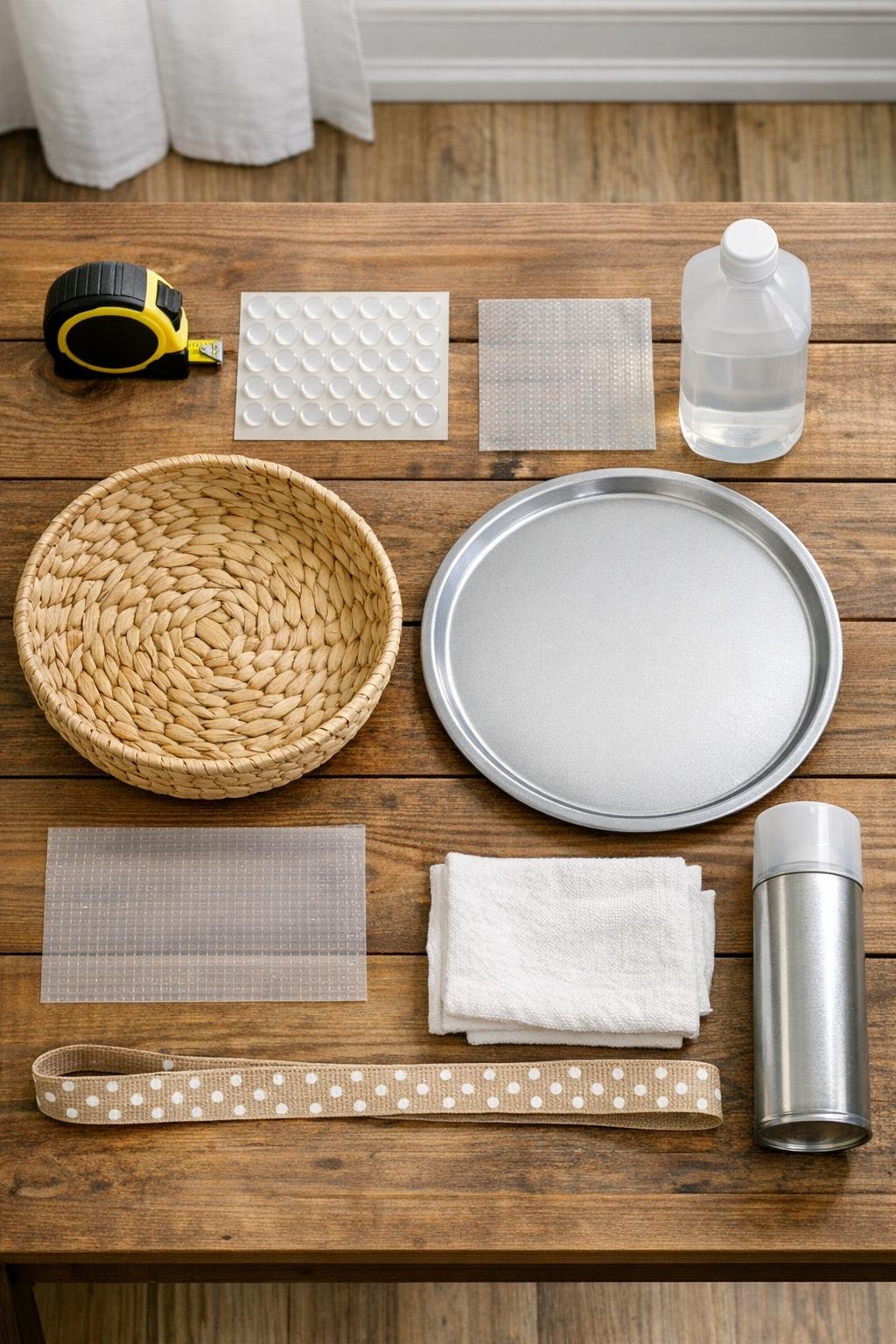 Materials for a woven basket umbrella drip tray