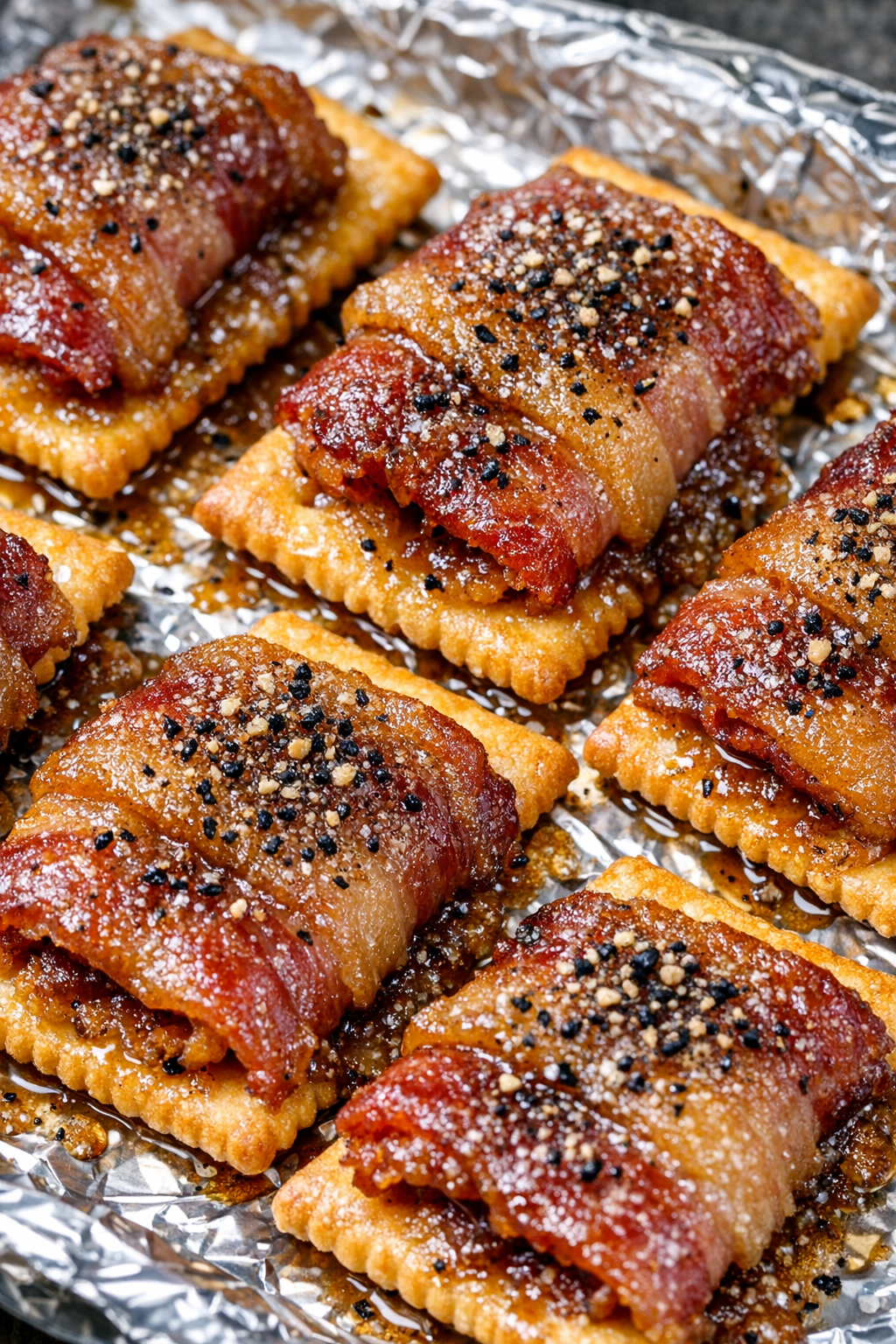 Baconkeksz, őrölt fekete borssal ízesítve a csípős változatosságért