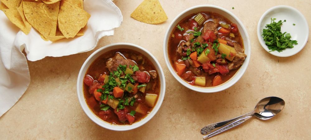Slow Cooker Black Bean And Beef Stew Recipe and Video