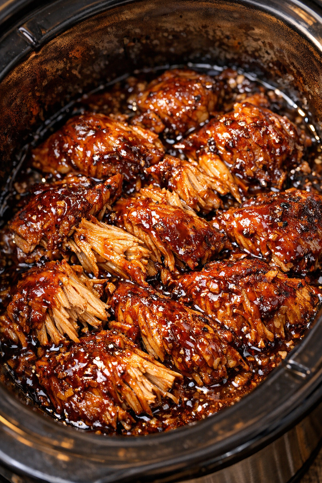 Slow cooker glazed patio supper chicken