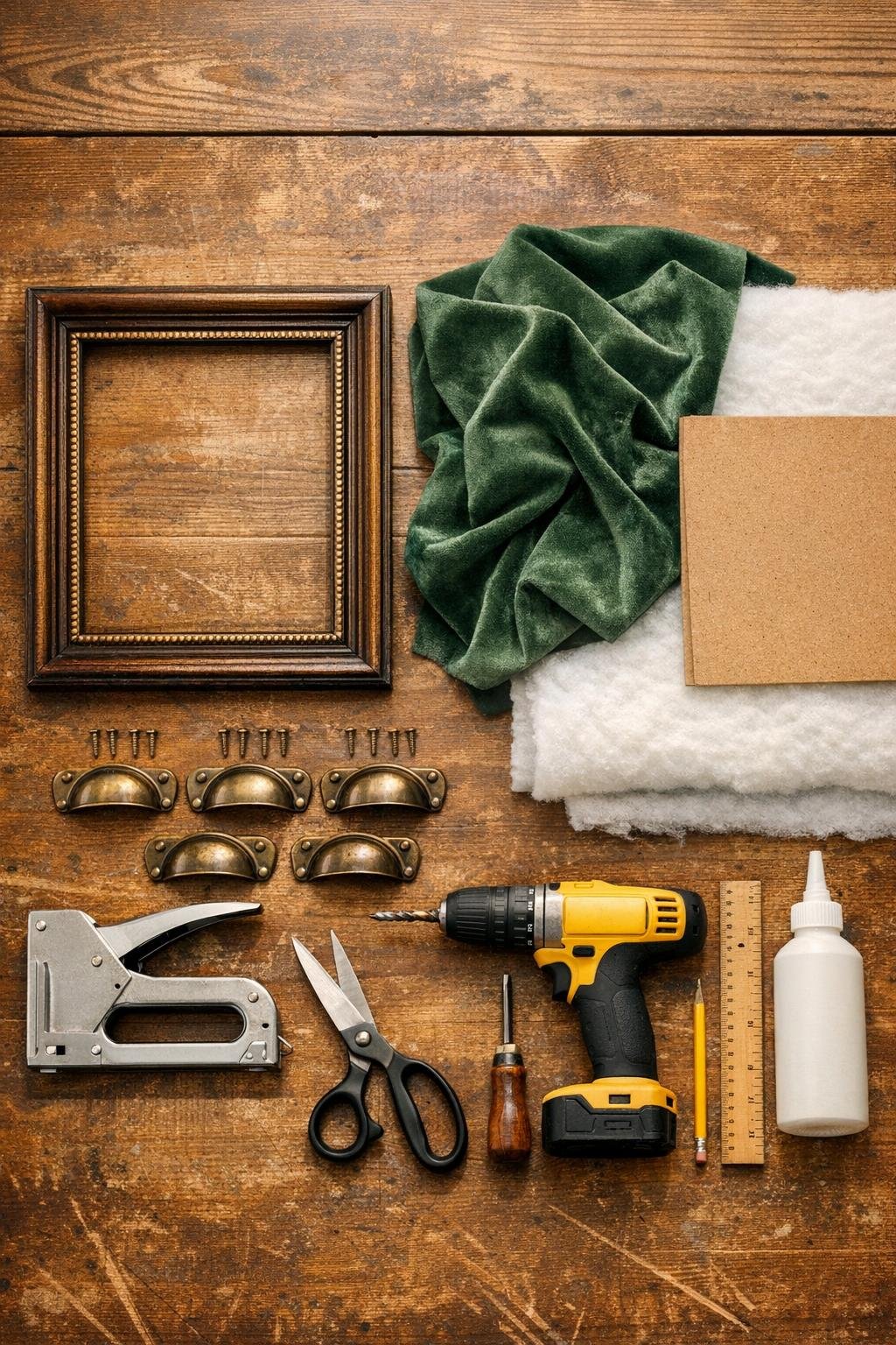 Materials for making a vintage frame accessory tray