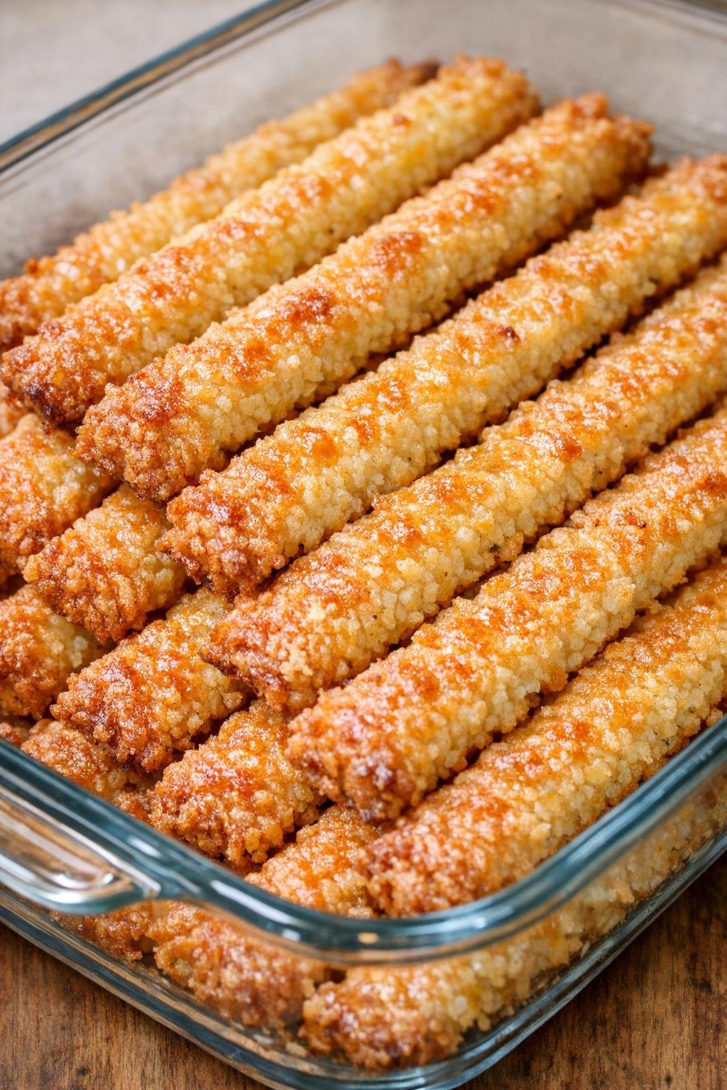 Southern savory butter straws fresh from the oven